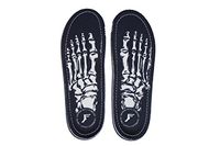 Footprint Insole Technology Kingfoam Orthotic Insoles Skeleton Black 8/8.5