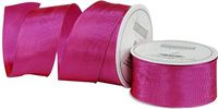 The Gift Wrap Company Wired Bright Ribbon, Magenta