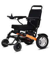 Skyhawk HD Feather Weight Folding Electric Wheelchair Silver - ONLY 50l bs! -FDA Approved for Airplanes- with Free Extra Battery,Charger and Cover