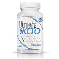 Ultimate Keto - BHB Exogenous Ketones Supplement - Weight Loss and Keto Diet Support - Enter Fast Ketosis - Burn Fat - Beta-Hydroxybutyrate Mineral Salts Formula for Men and Women