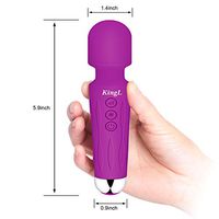 KingL Mini Personal Wand Massager Handheld Cordless Waterproof Massager for Body …