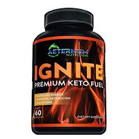 Ignite - Premium Keto Fuel - Advanced Weight Loss for Men and Women - Boost Energy and Metabolism Naturally - Made in The USA - Non-GMO - BHB Salts - 60 Capsules