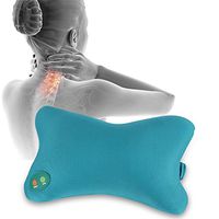 Qkiss Back Shoulder & Neck Massager Pillow with Electric Heating Deep Tissue Massage for Neck, Back, Shoulder, Relief Pain for Home Office & Car Use