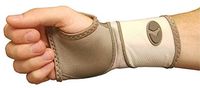 Mueller Life Care Contour Wrist Support Sleeve, Taupe - Medium 7.5-8.5"