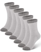 Mens Diabetic Socks with Non-binding Top and Seamless Extra Wide Cotton Ankle Black(light grey1)