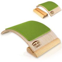 Spine Stretching Equipment - Two in One Back & Lumbar Stretcher (Green) by SENYX