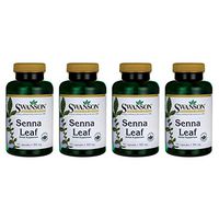 Swanson Senna Leaf 500 Milligrams 100 Capsules (4 Pack)