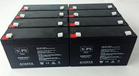 SPS Brand 6V 12Ah Emergency Light Replacement Battery for Lithonia ELB0612 (8 Pack)