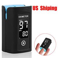 Fingertip Pulse Oximeter, Oxygen Levels and PR Monitor LED Display Home Use Sleep Monitoring Data Record Traveling Use Easy to Carry