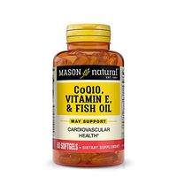 Mason Natural Vitamin, Co Q-10, Vitamin E and Fish Oil, 60 Softgels