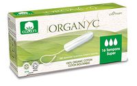 Organyc Tampons - 100 Percent Organic Cotton - Super - Non Applictr - 16 Ct