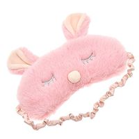 HXINFU Lovely Rabbit Eye Mask For Sleeping Women Travel Eye Mask For Airplane