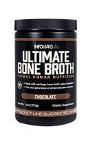 Infowars Life - Ultimate Bone Broth (15 Servings, Chocolate) – Bone Broth Protein Powder with Collagen, Turmeric Root, Chaga Mushroom, Bee Pollen & Other Ancient Super-nutrients