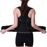 Neoprene Spine Support Belt for Men Women Back Corset Brace Straightener Magnetic Posture Corrector