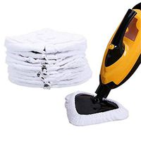 Queenbox 2pcs Steam Mop, Microfiber Mop Refill Washable Reusable Cloth Replacement Pad Replacement