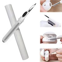 Bluetooth Earbuds Cleaning Pen, Multifunction Airpods Pro Cleaner Kit with Soft Brush for Wireless Earphones Bluetooth Headphones Charging Box Accessories, Computer, Camera and Mobile Phone (White)