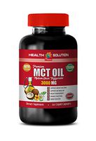 Brain Vitamins Memory for Adults - Premium MCT Oil 3000 MG - Keto Formula - mct Oil caprylic Acid - 1 Bottle 120 Liquid Capsules