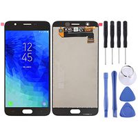 Phone case Phone Cover LCD Screen and Digitizer Full Assembly for Galaxy J7 (2018) / J737(Black) (Color : Black)