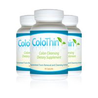 ColoThin Colon Cleanse Detox, 3 Bottle Special !! 45 Count Each