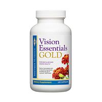 Dr. Whitaker's Vision Essentials Gold - Eye Health Supplement with 40 mg of Lutein Plus Vitamin A & Zeaxanthin - Supports Macular Health and Shields Eyes Against Blue Light Exposure (120 Capsules)