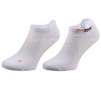 ZaTech no show compression socks (White, Large)