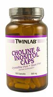 Twinlab Inc 186 Choline & Inositol 500 Mg 100 Caps