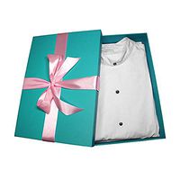 Utopiat Exclusive Blue Gift Box with Soft Pink Satin Ribbons Inspired by BAT's (Large Rectangle)