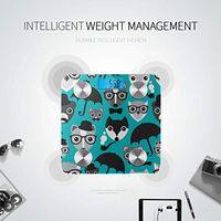 Bluetooth Weighting Scales Spring Cartoon Skunk Flowers Leaf Smart Weight Scale Body Fat Composition Monitor Analyzer with Smartphone App for Body Management-396lbs