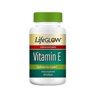 LifeGLOW Vitamin E, Dietary Supplement, 60 Softgels