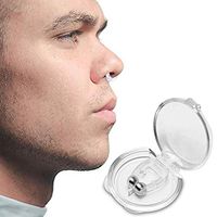 Chin Strips Silicone Magnetic Anti Snore Transparent Silicone Stop Snoring Device Silicone Nose Clip Tools Professional Relieve Snore Mini Comfortable Sleep Sleeping Aid for Men Women