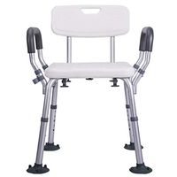 KYSZD-Benches White Bathtub Lift Chair with Arms with Height Adjustable Leg, Shower Lift Chair for Safety and Stability