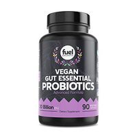 Fuel Organics Vegan Probiotic Supplements 20 Billions CFU︱90 Capsules︱Best Probiotics for Men & Women︱Organic︱Gluten Free︱FDA Approved︱Lactobacillus Acidophilus, Vegetarian, Dairy Free (Lactose Free)