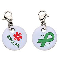 Bipolar Snap-On Bracelet Charm-Parent (Stainless Steel),99