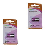 HQRP 2-Pack 6-Volt Battery for Innotek SD-2000 SD-2000E SD-2000-22 Receiver Dog Collar + Coaster