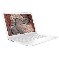 HP Chromebook 14-ca053cl 14" Full-HD Anti-Glare Display: Intel Celeron N3350 4GB/32GB eMMC WiFi+BT Cam Chrome OS (Snow White) (Renewed)