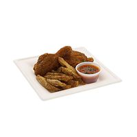 CiboWares 8 Inch x 8 Inch Square Sugarcane Bagasse Plates, Disposable and Eco-Friendly, Pack of 125