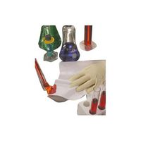 Contec AMEC0002 Amplitude EcoCloth Polyester/Cellulose Absorbent Nonwoven Wipe, 6" Length x 6" Width (Pack of 300)