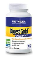 Enzymedica, Digest Gold + PROBIOTICS, Digestive Aid for Maximum Relief, Vegetarian, Gluten Free, Non-GMO, 45 Capsules (45 Servings) (FFP)