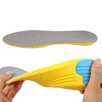 EDTara Sports Insoles for Men Women - Flat Soft Running Shoes Inserts Shock and Sweat Absorption Decompression Insoles for Basketball Training