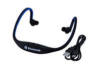 GBL Wireless Bluetooth Headset SPORT Stereo Headphone Earphone for iPhone Samsung LG (Blue)