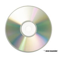Water Resistant Blank DVDs - Disc Makers Ultra 16x 4.7 GB White Inkjet Hydroshield DVD-Rs - 50 Disc Pack