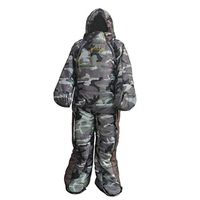 LoveinDIY Backpacking Outdoor Camping Wearable Sleeping Bag with Arms Legs for Family - L