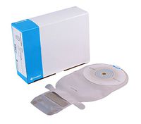 Mio 1-Piece EasiClose Wide Outlet Drainable Pouch, Midi with Inspection Window, Cut-to-Fit 3/8" - 1-3/4" (Box of 10) by COLOPLAST INC