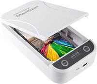 Cellphone Sanitizer UV Phone Soap - JUSTNEED Sterilizer Phone Cleaner Box Aromatherapy Function Disinfector for Mobiles Face Masks Jewelry Watches Glasses Keys etc.