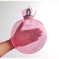 LILIXNX Round Transparent Flush Water hot Water Bottle Warmer, Reusable Hand Warmer to Relieve Soreness