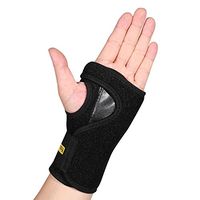 Left Hand Adjustable Wrist Splint Brace Carpal Tunnel Breathable Neoprene Night Sleep Splint Brace 9'' Wrist Belt Band for Workout Fitness Injury Recovery Prevention