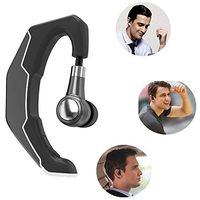 TechCode Sport Wireless Earbud for iPhone Xs, Bluetooth Wireless Earphone Stereo Voice Sport Headset with Mic Business Single Earphone Noise Cancelling for Driving/Workout/Running/Gym/Exercise(Black)