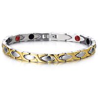 COOLSTEELANDBEYOND Link Bracelet for Women Stainless Steel， Free Link Removal Tool