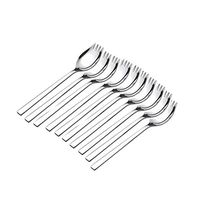 Spork, Reusable Stainless Steel Fork Spoon, Stainless Steel Spork for Daily Household and Outdoor Camping, Multi-function Fork for Adults, Children, Seniors and Disabled, 10 Pieces