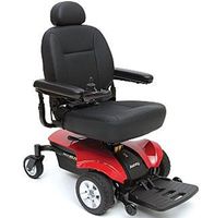 Pride Mobility - Jazzy Select Elite - Front-Wheel Drive Power Chair - Jazzy Red